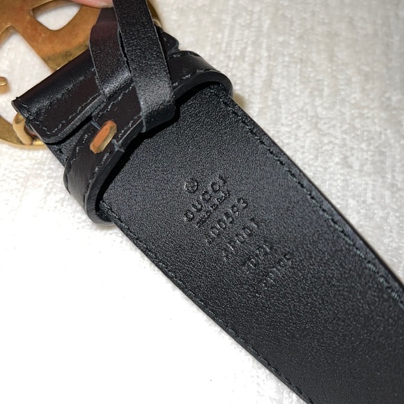 Authentic Gucci wide leather belt - Picture 3 of 4